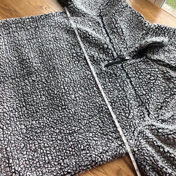 Boxercraft Gray Sherpa Pullover Quarter Zip Size Large - Picture 7 of 10